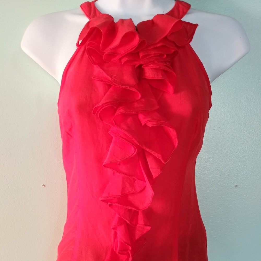 Ruffle Halter Style Top